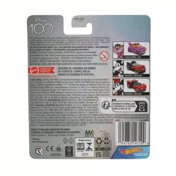 🔥 Hot Wheels Minnie Mouse Red Black - 2023 Disney 100 Years Character Cars🔥 - Picture 2 of 5